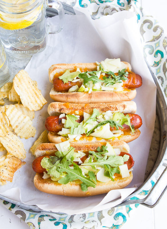A Zesty Bite's Recipe For Apple, Fennel And Cheese Honest Dogs